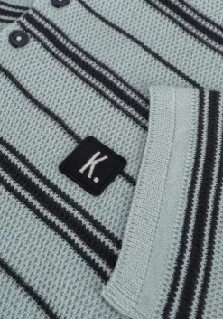 lichtblauwe kultivate polo pl konos stripes