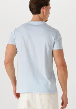 lichtblauwe lacoste t-shirt 1tht1 mens tee-shirt 12