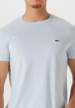 lichtblauwe lacoste t-shirt 1tht1 mens tee-shirt 12