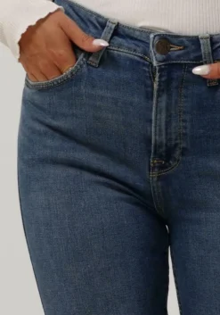 lichtblauwe lee flared jeans breese boot