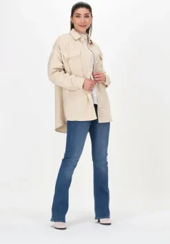 lichtblauwe lee flared jeans breese boot