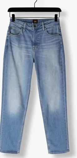 lichtblauwe lee mom jeans carol mean to be