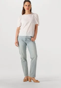 lichtblauwe lee straight leg jeans carol light rainfall