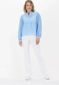 lichtblauwe levete room blouses reema 2 shirt