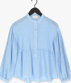 lichtblauwe levete room blouses reema 2 shirt