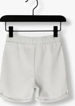 lichtblauwe lil' atelier korte broek nmmomads sweat shorts lil