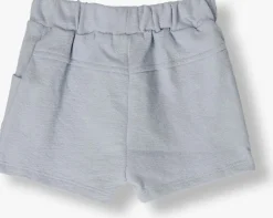 lichtblauwe lil' atelier korte broek nbmjollo sweat shorts lil