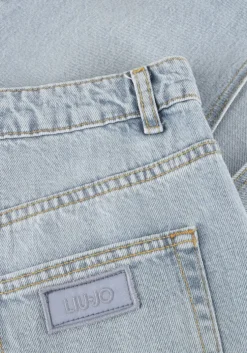 lichtblauwe liu jo midirok gonna lunga straight