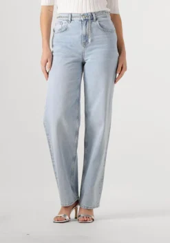 lichtblauwe liu jo straight leg jeans pant.straight color h.w.