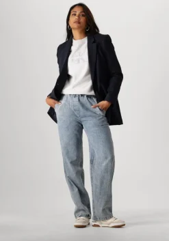 lichtblauwe lollys laundry straight leg jeans monall slim fit pants