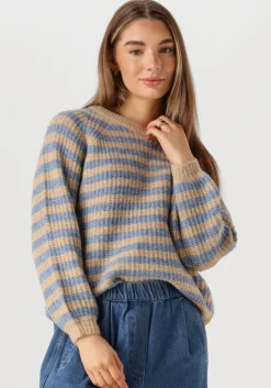 lichtblauwe lollys laundry trui binall jumper ls