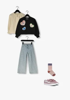 lichtblauwe looxs little wide jeans 2501-7604