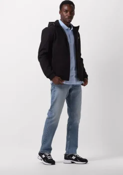 lichtblauwe lyle & scott polo plain polo shirt