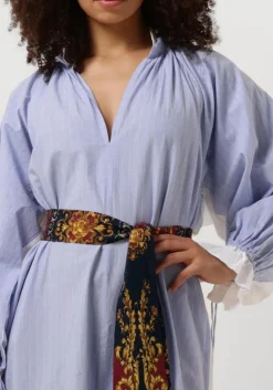 lichtblauwe mes demoiselles maxi jurk wiki