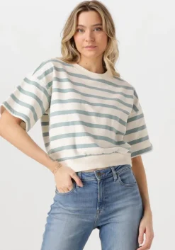 lichtblauwe minus t-shirt estella short sleeve sweat