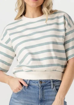 lichtblauwe minus t-shirt estella short sleeve sweat