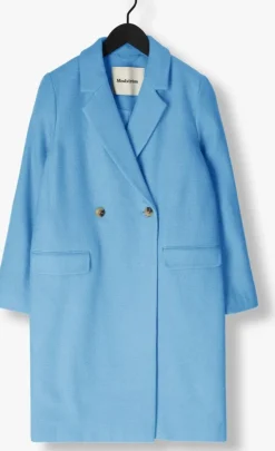 lichtblauwe modström mantel edinmd coat