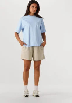 lichtblauwe modström t-shirt takodamd t-shirt