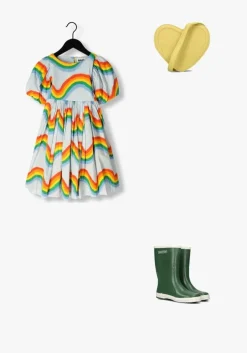 lichtblauwe molo midi jurk calyita