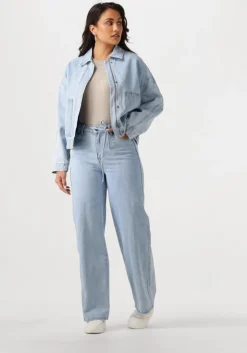 lichtblauwe moves straight leg jeans adanna jeans 4283