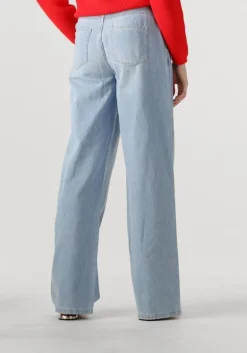 lichtblauwe msch copenhagen wide jeans mschingrid lis hw wide jeans