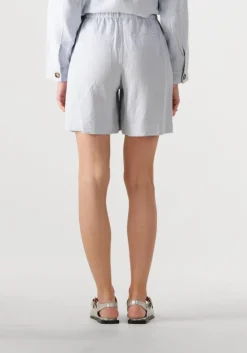 lichtblauwe msch copenhagen korte broek mschpennie ginia hw shorts