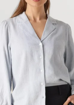 lichtblauwe msch copenhagen blouses mschpennie ginia 3 4 shirt