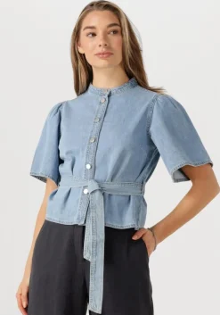 lichtblauwe msch copenhagen blouses mschingrid lis 2 4 shirt