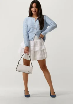 lichtblauwe neo noir vest limone knit jacket