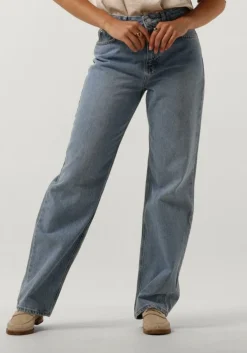 lichtblauwe neo noir wide jeans simona d pants