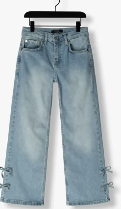 lichtblauwe nik & nik straight leg jeans blair denim pants
