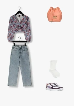 lichtblauwe nik & nik top sumi top