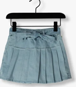 lichtblauwe nono korte broek sella denim skort
