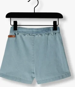 lichtblauwe nono korte broek sella denim skort
