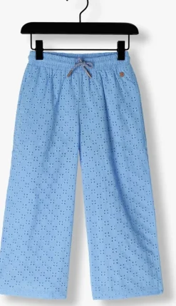 lichtblauwe nono lange broeken sunet palazzo pants