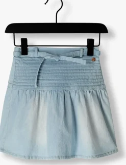 lichtblauwe nono minirok nera light weight denim skirt