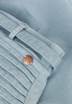 lichtblauwe nono minirok nera light weight denim skirt