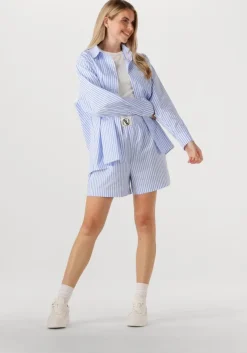 lichtblauwe notre-v korte broek nv-freja