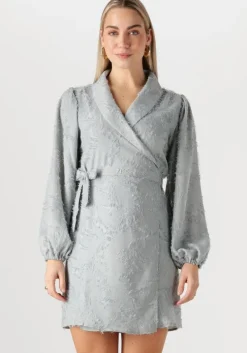 lichtblauwe notre-v mini jurk nv-fortune