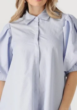 lichtblauwe notre-v mini jurk nv-finley