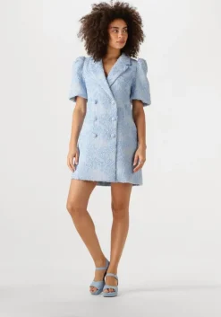 lichtblauwe notre-v mini jurk nv-fallon