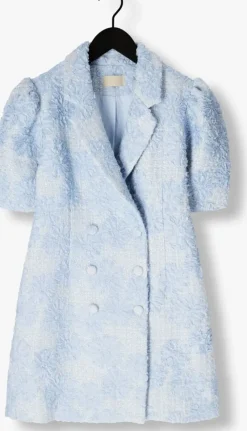 lichtblauwe notre-v mini jurk nv-fallon