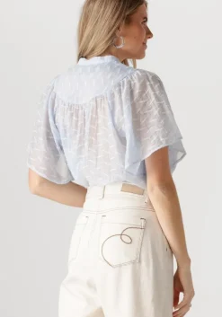 lichtblauwe nukus blouses bianca blouse