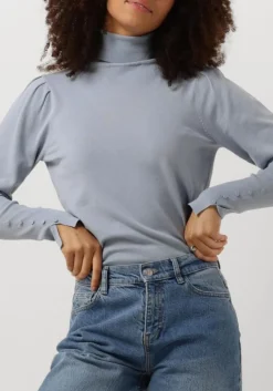 lichtblauwe nukus coltrui silvi pullover