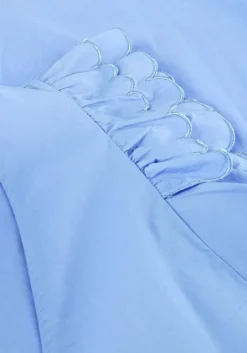 lichtblauwe object maxi jurk objhope papaya s/s wrap dress