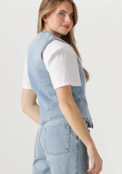 lichtblauwe penn & ink gilet waistcoat