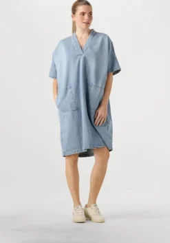 lichtblauwe penn & ink mini jurk dress