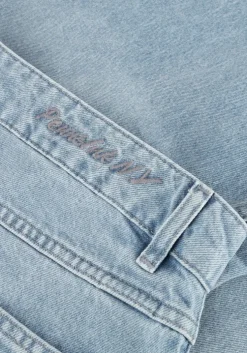 lichtblauwe penn & ink straight leg jeans trousers s25z734