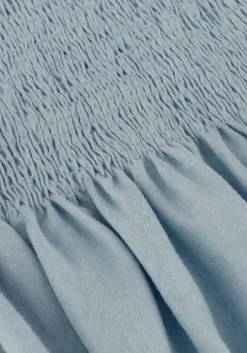 lichtblauwe petit blush blouses smock top