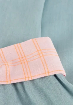 lichtblauwe petit blush pantalon wide leg pants